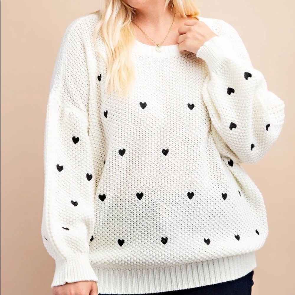Heart Crewneck Sweater